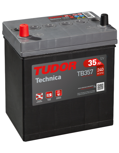 Bateria Tudor Technica 35Ah 240EN+IZ