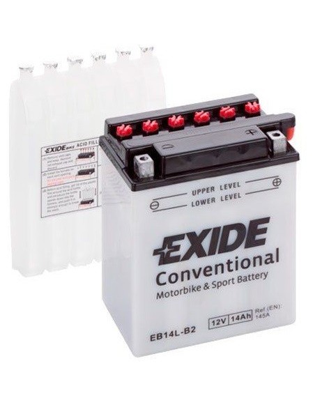 Aldamovil -  Bateria moto Exide 12V 14AH EB14L-B2 , YB14L-B2