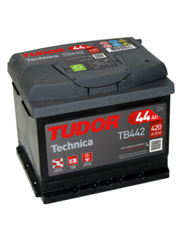 TUDOR BATERIA TECHNICA 44Ah 420EN+D TB442