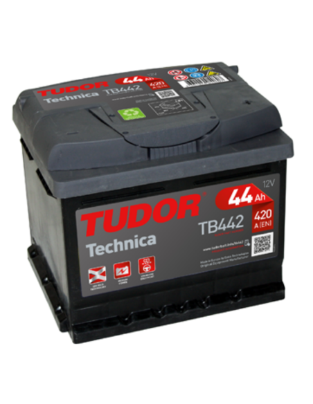 TUDOR BATERIA TECHNICA 44Ah 420EN+D TB442