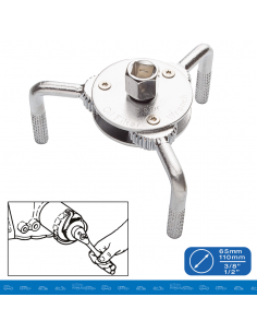 Aldamovil - Llave de filtro de aeite de 3 garras 2