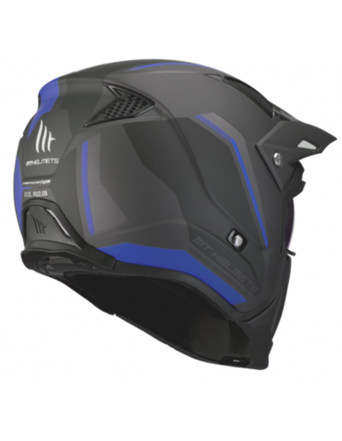 Aldamóvil - Casco MT Helmet Streetfight Azul al MEJOR PRECIO