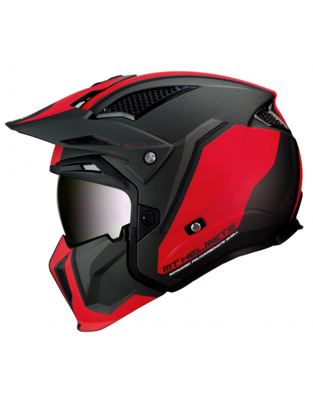 Aldamóvil - Casco MT Helmet Streetfighter Rojo al MEJOR PRECIO