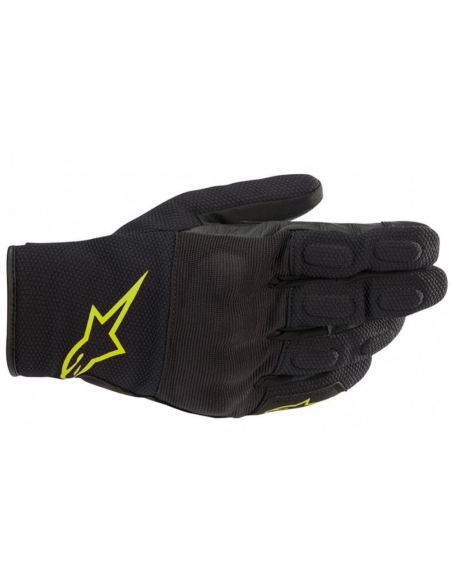 ALPINESTARS GUANTES S-MAX DRYSTAR BLACK/YELLOW  en ALDAMOVIL