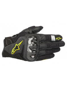 ALPINESTARS GUANTES SMX-1 AIR V2 BLACK/YELLOW FLUOR en ALDAMOVIL