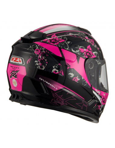 casco moto nzi rosa