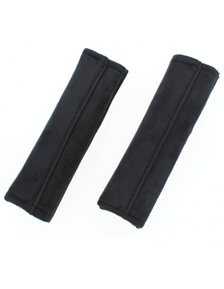 almohadilla de cinturón para coche color negro
