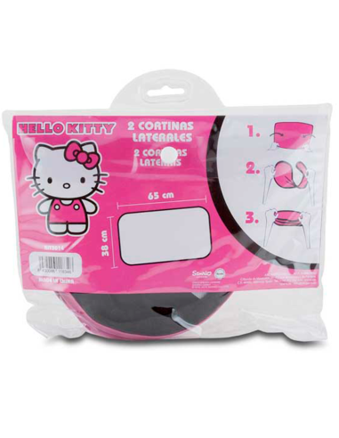 cortinillas laterales coche hello kitty