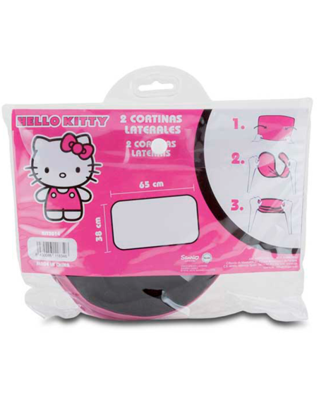 cortinillas laterales coche hello kitty