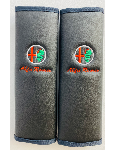 Cubre cinturones Alfa Romeo cuero sintético -Aldamóvil-