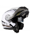 NZI CASCO COMBI 2 DUO SHOCK WHITE/BLACK en ALDAMOVIL
