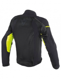 DAINESE CHAQUETA AIR FRAME D1 TEX BLACK/YELLOW FLUOR en ALDAMOVIL 2