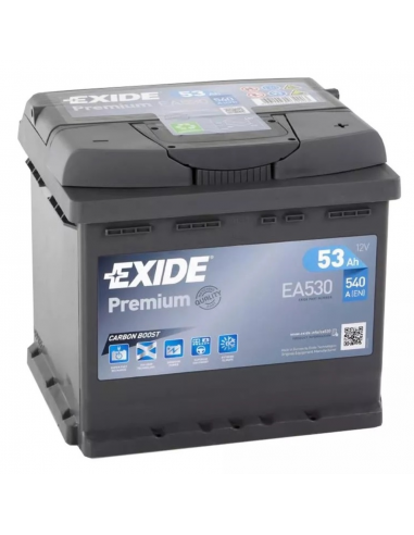 Aldamovil -  Bateria Exide Premium 53Ah 540EN EA530 al MEJOR PRECIO