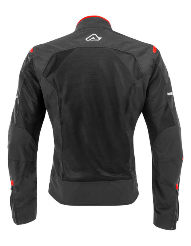 ACERBIS CHAQUETA RAMSEY VENTED BLACK/RED en ALDAMOVIL