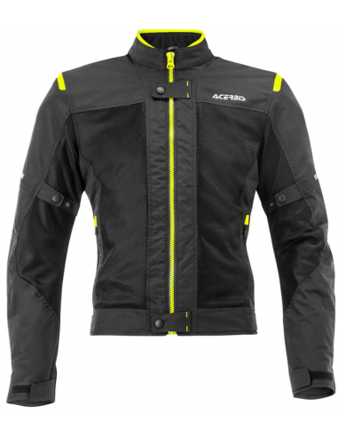 ACERBIS CHAQUETA RAMSEY VENTED BLACK/YELLOW en ALDAMOVIL