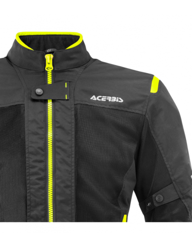 ACERBIS CHAQUETA RAMSEY VENTED BLACK/YELLOW en ALDAMOVIL