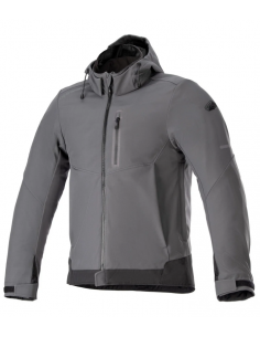 ALPINESTARS CHAQUETA STELLA NEO HOODIE WPR GREY/BLACK en ALDAMOVIL