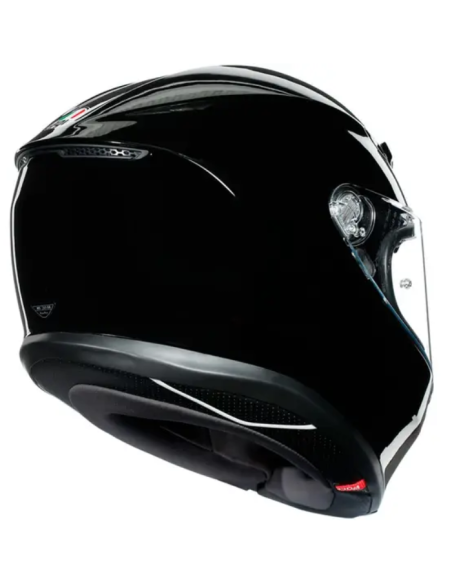 AGV CASCO K6 2205 ECE BLACK GLOSS en ALDAMOVIL