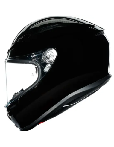AGV CASCO K6 2205 ECE BLACK GLOSS en ALDAMOVIL