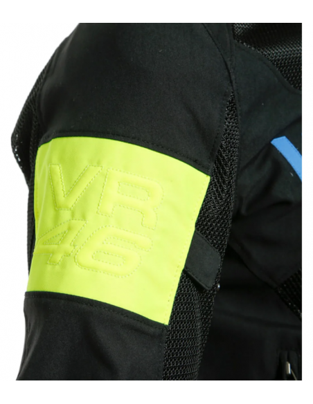 DAINESE CHAQUETA GRID AIR TEX BLACK/BLUE/YELLOW en ALDAMOVIL