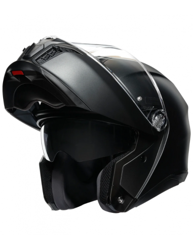 AGV PACK CASCO TOURMODULAR BLACK en ALDAMOVIL