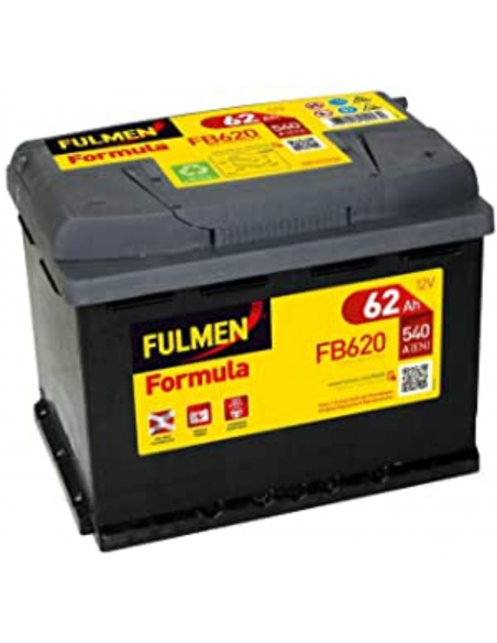 Aldamovil -  Batería Fulmen Formula 62Ah 540EN+D FB620