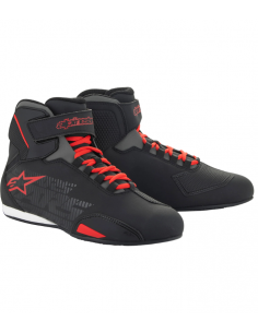 ALPINESTARS BOTAS SEKTOR BLACK/BRIGHT RED en ALDAMOVIL