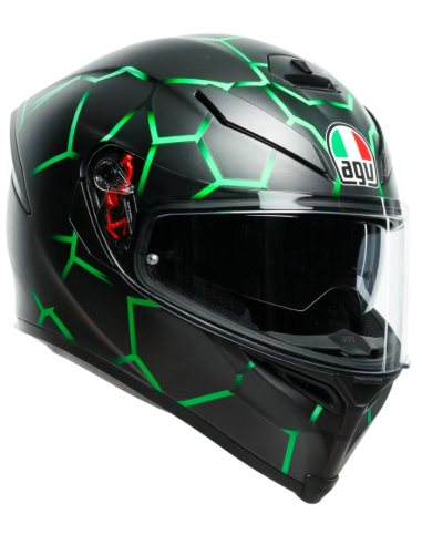 AGV CASCO MOTO K5 E2205 VULCANUM GREEN  en ALDAMOVIL