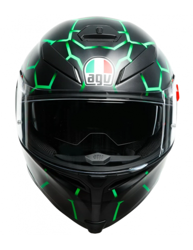 AGV CASCO MOTO K5 E2205 VULCANUM GREEN  en ALDAMOVIL