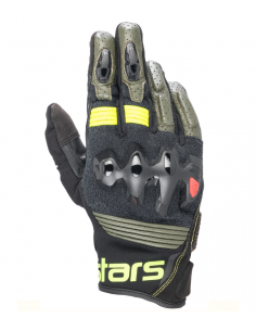 ALPINESTARS GUANTES HALO BLACK/YELLOW FLUOR en ALDAMOVIL