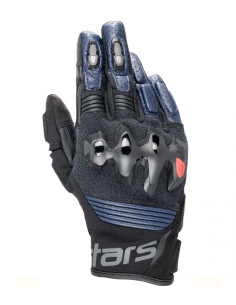 ALPINESTARS GUANTES HALO LEATHER BLUE/BLACK en ALDAMOVIL