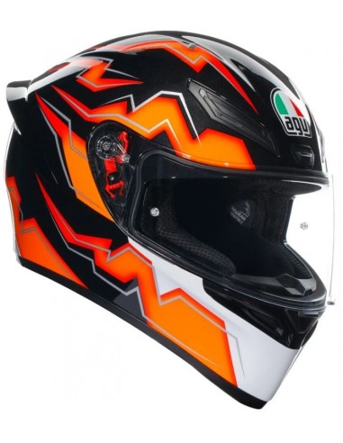 AGV CASCO MOTO K1 S E2206 KRIPTON BLACK/ORANGE en ALDAMOVIL