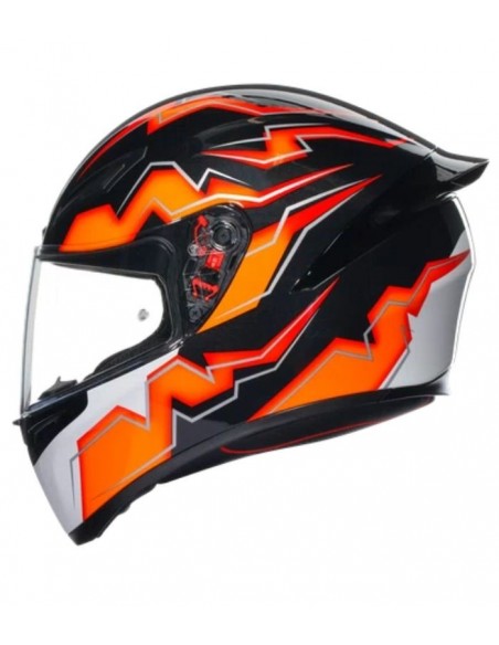 AGV CASCO MOTO K1 S E2206 KRIPTON BLACK/ORANGE en ALDAMOVIL