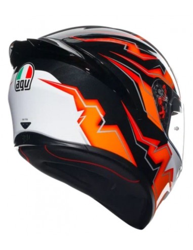 AGV CASCO MOTO K1 S E2206 KRIPTON BLACK/ORANGE en ALDAMOVIL