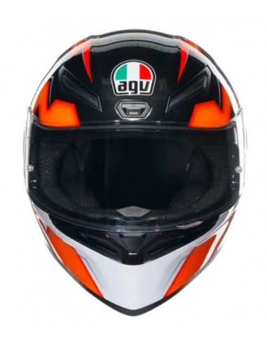 AGV CASCO MOTO K1 S E2206 KRIPTON BLACK/ORANGE en ALDAMOVIL