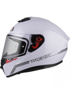 NZI CASCO TRENDY WHITE en ALDAMOVIL