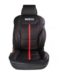 SPARCO RESPALDO ASIENTO FERRARA NEGRO/ROJO en ALDAMOVIL