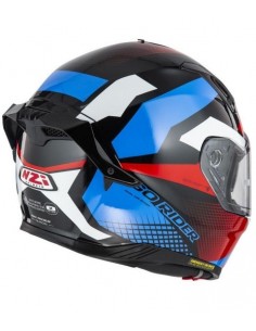 NZI CASCO GO RIDER QUADRI BLACK/RED/BLUE en ALDAMOVIL 2