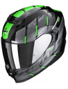 SCORPION CASCO EXO-520 EVO AIR MAHA BLACK/GREEN en ALDAMOVIL