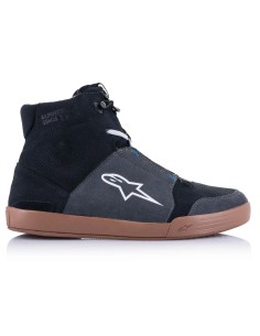 ALPINESTARS BOTAS CHROME BLACK ASPHALT/GUM BLUE en ALDAMOVIL 2