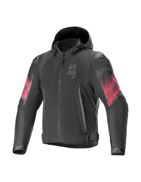 ALPINESTARS CHAQUETA ZACA AIR VENOM WP BLACK/BRIGHT RED en ALDAMOVIL