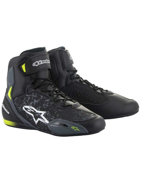 ALPINESTARS BOTAS FASTER-3 BLACK/YELLOW FLUOR en ALDAMOVIL