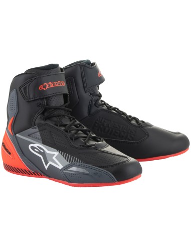 ALPINESTARS FASTER-3 BLACK/GREY/RED FLUOR en ALDAMOVIL