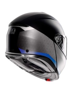 AGV TOURMODULAR STRAYMATT BLACK/GREY/BLUE en ALDAMOVIL 2