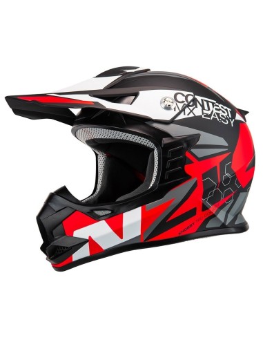 NZI KNOBBY CONTEST BLACK/RED/WHITE MATT en ALDAMOVIL