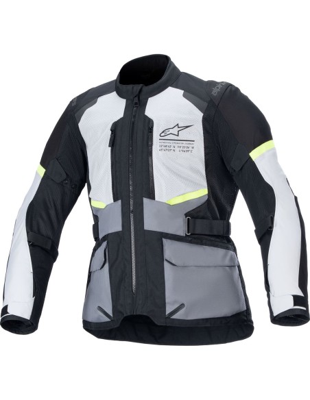 ALPINESTARS CHAQUETA ANDES AIR V3 BLACK/GRAY/YELLOW en ALDAMOVIL