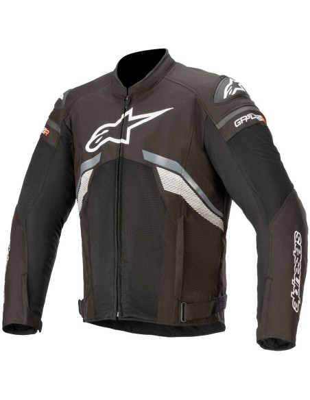 ALPINESTARS CHAQUETA T-GP PLUS R V3 AIR BLACK/GREY/WHITE en ALDAMOVIL