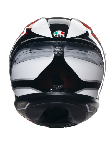 AGV CASCO MOTO K6 S E2206 HYPHEN BLACK/RED/WHITE en ALDAMOVIL