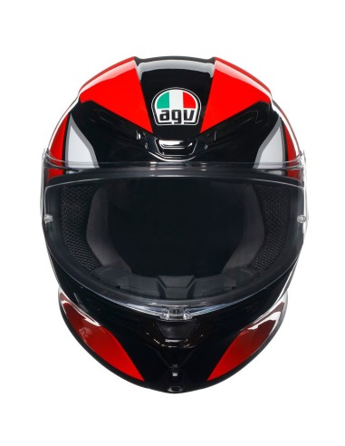 AGV CASCO MOTO K6 S E2206 HYPHEN BLACK/RED/WHITE en ALDAMOVIL