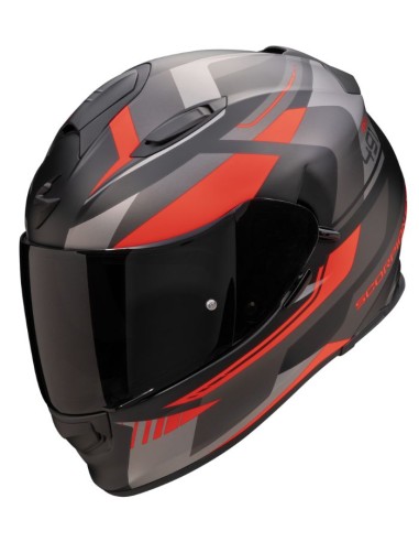 SCORPION CASCO EXO-491 ABILIS BLACK/RED MATT en ALDAMOVIL